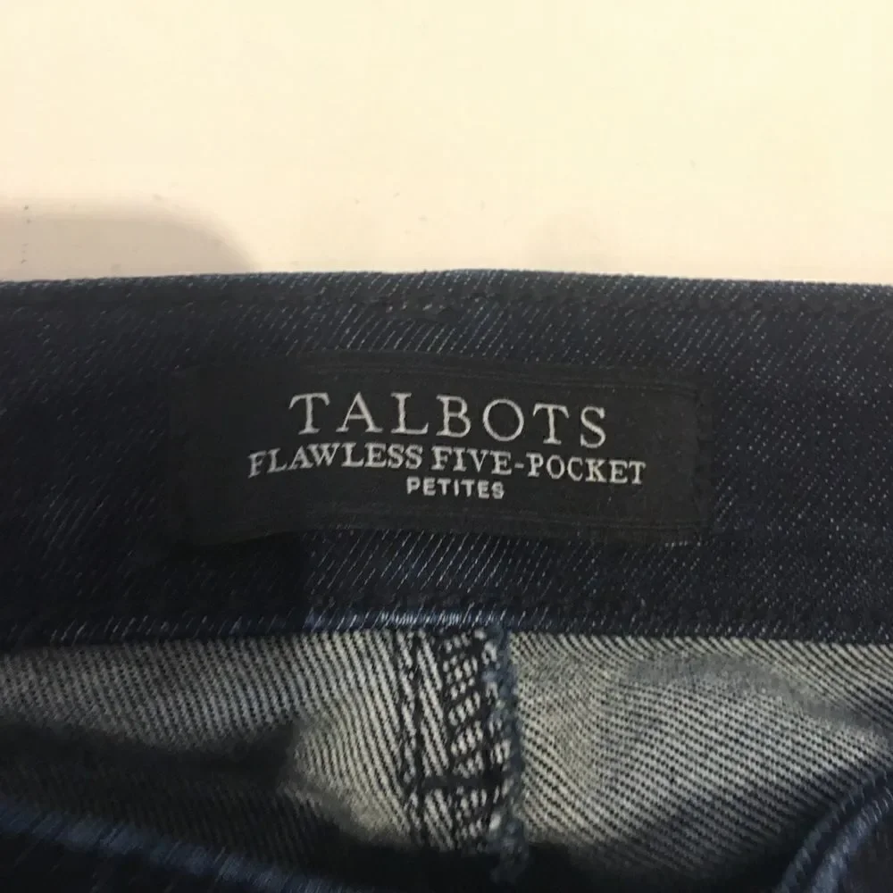 Talbots Size 2 Petite slim ankle Dark blue  skinny jeans